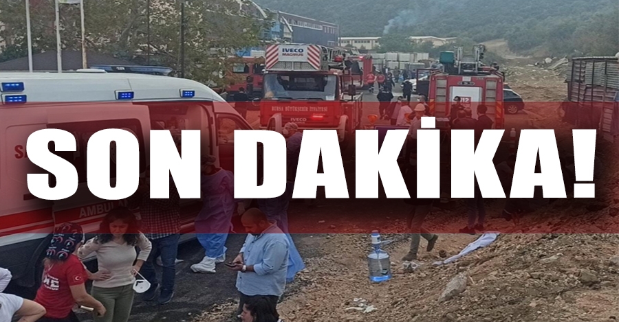 Bursa’da plastik fabrikasında patlama: 1 işçi öldü, 6 işçi yaralandı