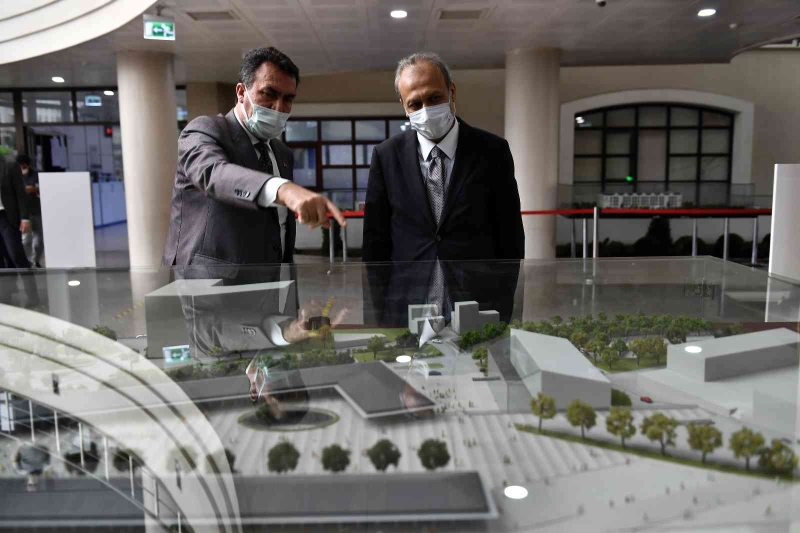 Başkan Dündar, projelerini Kaymakam Partal’a tanıttı

