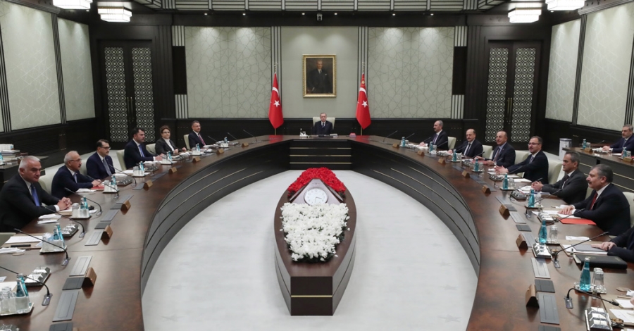 Cumhurbaşkanlığı Kabinesi sonrası , Cumhurbaşkanı Erdoğan açıklamalarda bulunuyor