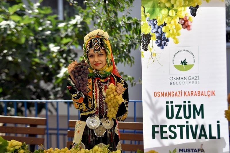 Bursa’da en güzel üzümler yarıştı