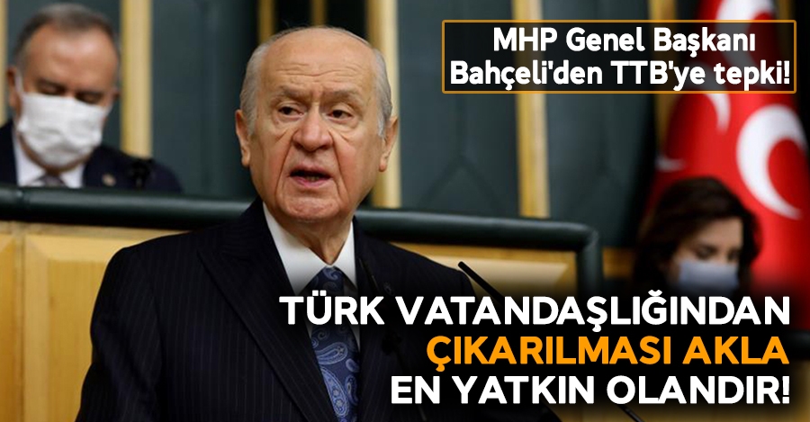 MHP Genel Başkanı Bahçeli