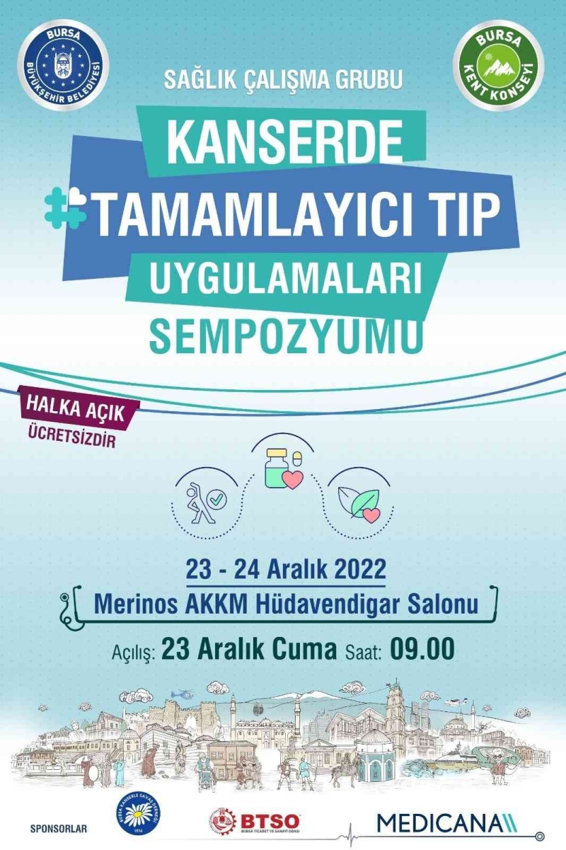 Kanserde tamamlayıcı tıp Bursa’da konuşulacak