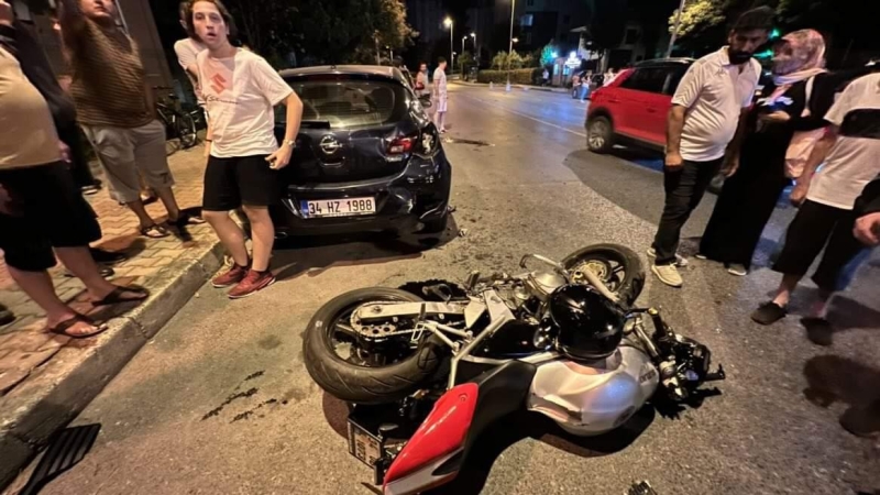Büyükçekmece’de motosiklet kazası: 1 ölü
